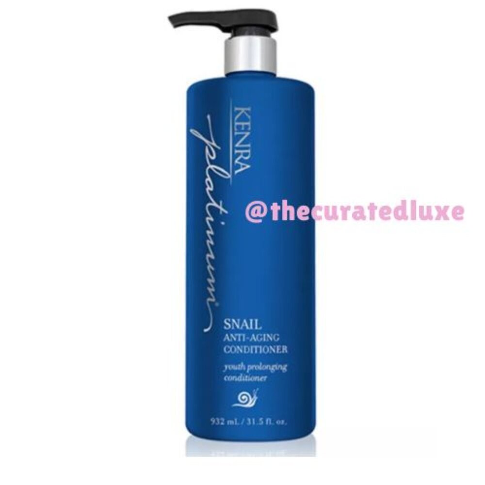 Kenra Professional Platinum Snail Ant Aging UNSEX Conditioner JUMBO 31.5oz 🦋